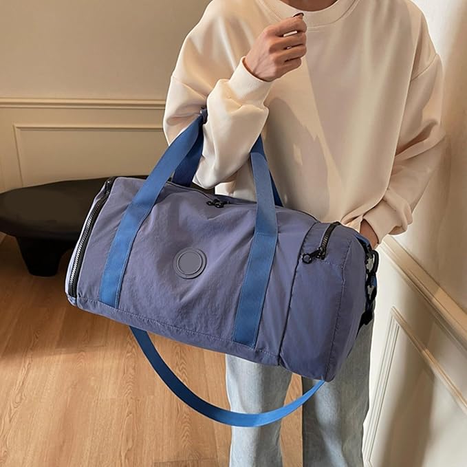 Large Capacity Gym Travel Bags with Separate Shoe Compartment and Wet Dry Pockets for Outdoor Sports Fitness Trip