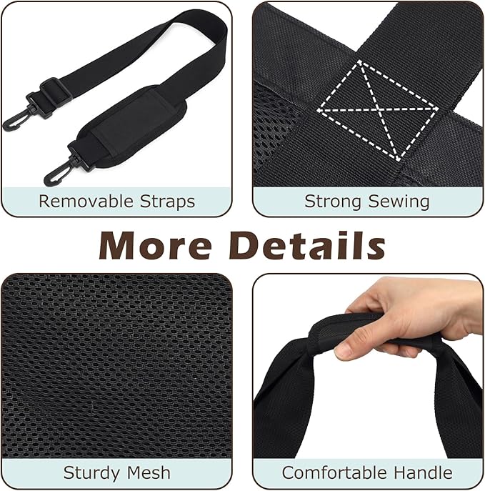 Mesh Beach Bag with Zipper, Large Beach Tote for Women, Toys Pool Swim Bag Travel Vacation Cruise Essentials