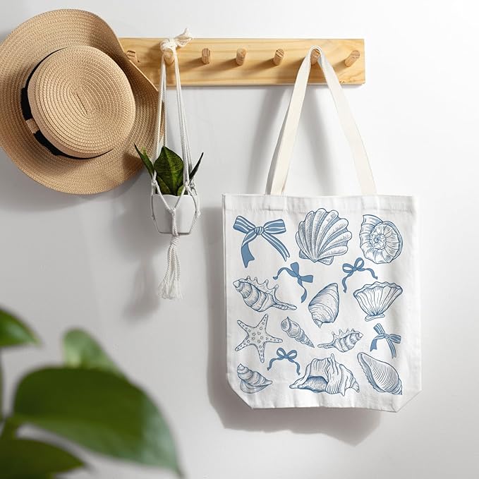 FBB Ocaen Beachy Ocean Sea Fish Reusable Grocery Shopping Bag