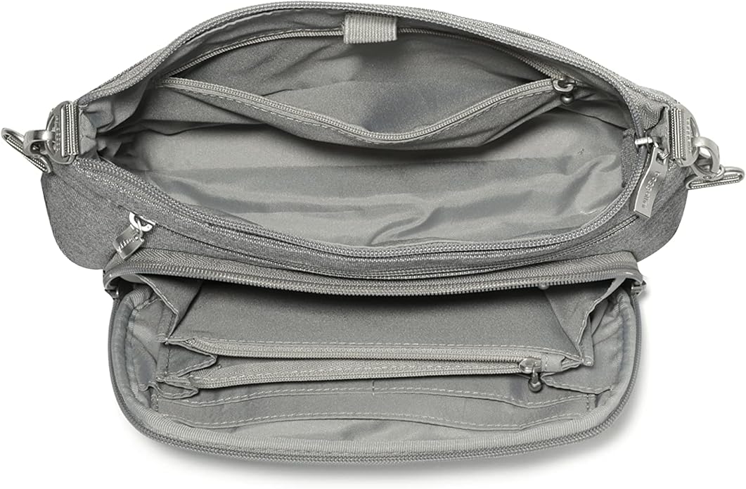 Baggallini Original Everyday 11x7.5 Crossbody Bags Rfid Protected Lightweight Nylon Zippered Travel Purse
