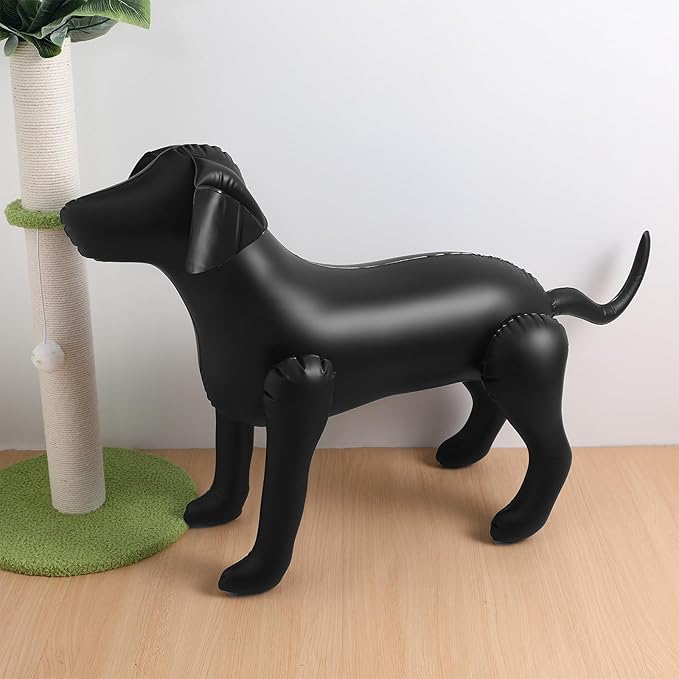 jojofuny Inflatable Dog Mannequin: Standing Model for Pet Clothing Display - Dog Clothes Hangers for Pet Shop Store Clothes Display Stand