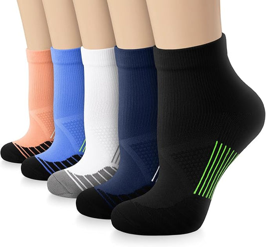 ACTINPUT Compression Socks Plantar Fasciitis for Women Men - 8-15 mmHg Best for Athletic,Support,Flight Travel,Nurses,Hiking