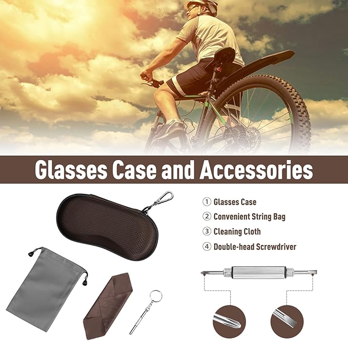 FINTIE Sunglasses Case, Hard EVA Shell Shockproof Sport Glasses Case with Metal Carabiner Travel Zipper Eyeglasses Holder