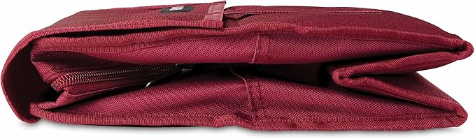 PackIt Freezable Lunch Bag, Ruby, Built with EcoFreeze Technology, Foldable, Reusable, Zip and Fold Closure with Buckle Handle, Designed for Work Lunches and Fresh Lunch On the Go