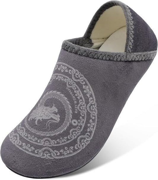 Scurtain Unisex Adults Rubber Sole Slippers