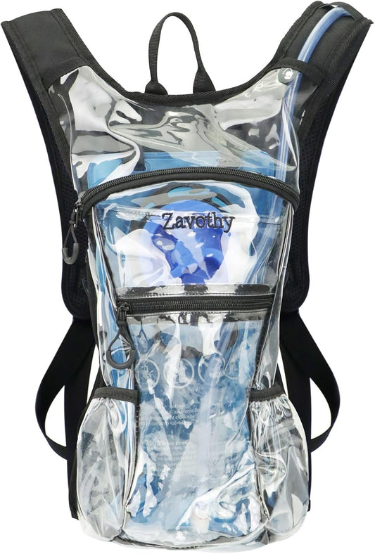 Reflective Hydration Backpack, Hydration Pack - Water Backpack with 2L/3L Hydration Bladder, Essential for Festivals - Rave Hydration Pack for Hiking, Running, Cycling, and Festivals
