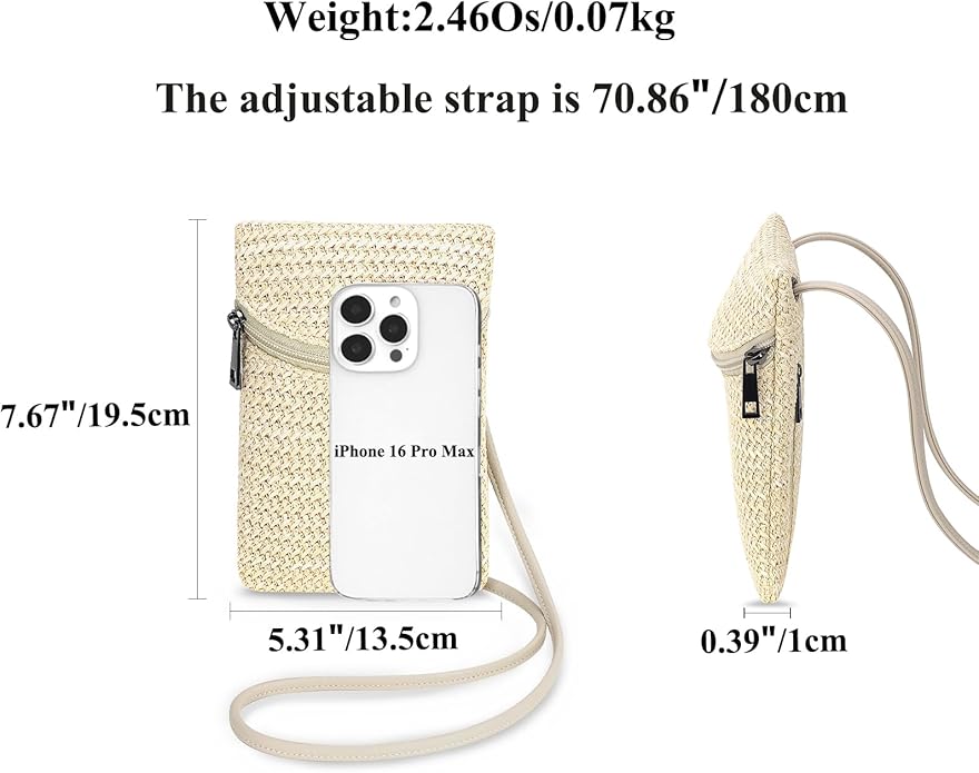 Small Crossbody Women Cell Phone Purse Wallet Bag With Shoulder Strap