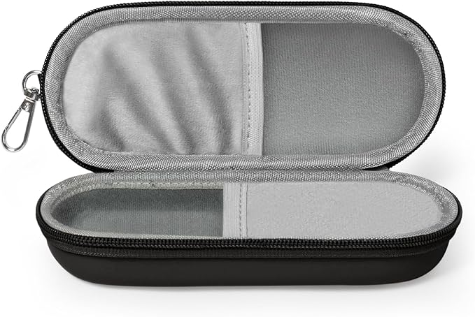 Double Eyeglasses Case, Dual Glasses Sunglasses Organizer with Zipper Closure, Eyewear Storage Box for Men Women Travel
