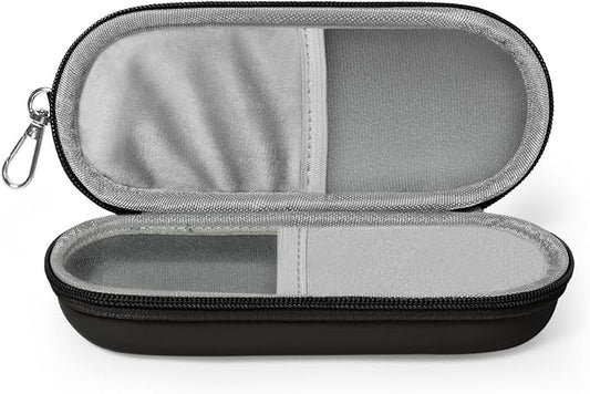 Double Eyeglasses Case, Dual Glasses Sunglasses Organizer with Zipper Closure, Eyewear Storage Box for Men Women Travel
