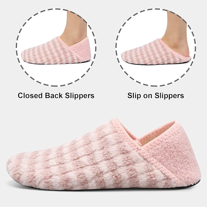 BARERUN Slippers Bulk for Women Men with Rubber Sole Soft-Lightweight House Slipper Socks Wide Barefoot Slippers Around House Shoes Non Slip Indoor/Outdoor