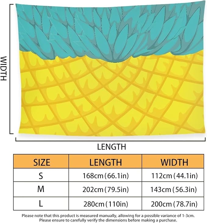 Creative Pineapple Print Beach Towel - Microfiber Quick Dry Sand Free Towels, Light Weight, Absorbent for Pool, Travel, Camping Essentials, Oversized Extra Large for Adults 66x44 in