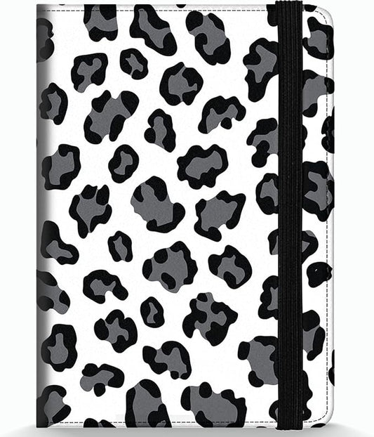 Passport Holder Wallet Cover Case,RFID Blocking Passport Cover,Large Capacity Travel Wallet with Multi Card Slots (Leopard Print)