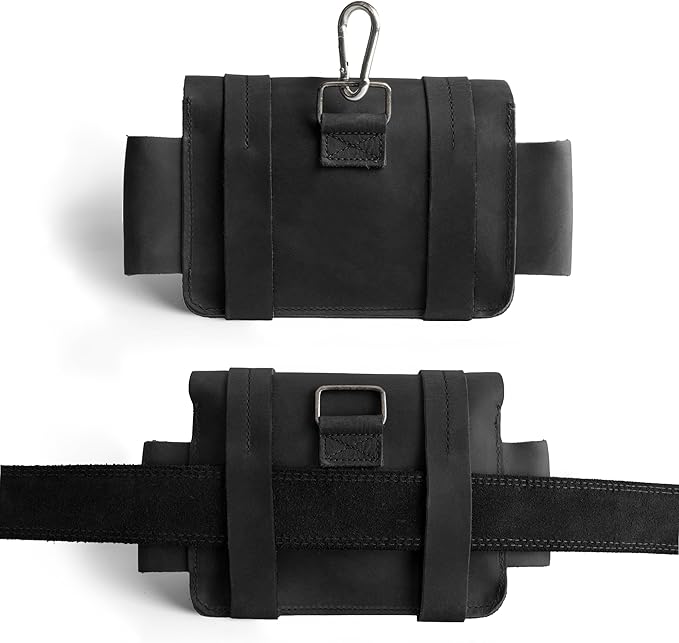 Hide & Drink, Empty First Aid Bag, Mini Medical Storage Pouch, Rectangular Bag for Survival Kit, Full Grain Leather, Handmade