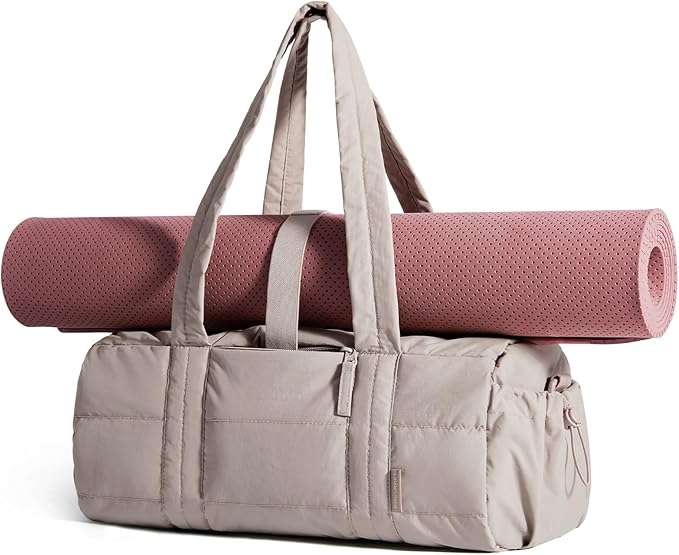 BAGSMART Reiki Gym Bag for Women, Mini/Medium Crossbody Bags for Women, 5L Dance Bag with Detachable Strap, 15L Yoga Mate Bag with Wet & Dry Pocket