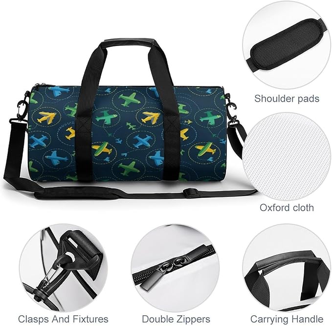 Travel Sports Lightweight Carry On Bag Airplane Weekender Overnight Bag Dance Sports Gymnastics Bags for Men Women