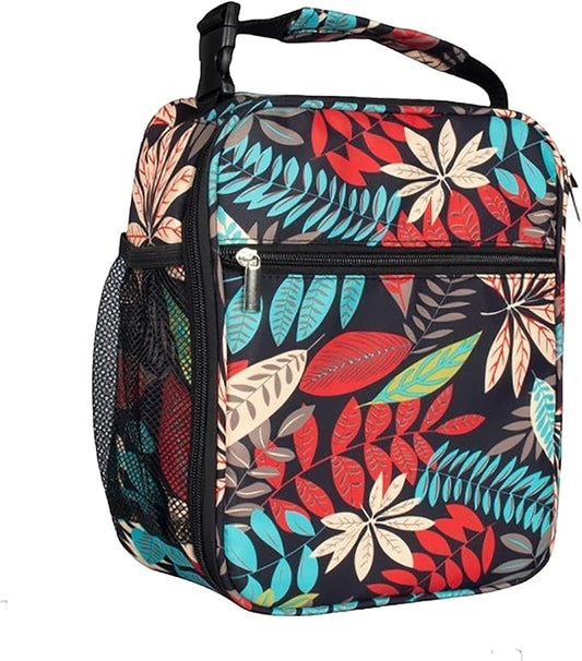Insulated Lunch Bag for Men and Women, Leakproof Lunch Box with Mesh Pockets for Work, Gym, Travel or Camping, Lightweight and Easy Clean
