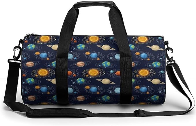 Overnight Weekender Travel Bag Planet Gym Sports Travel Workout Bag Basketball Football Weekender Bags