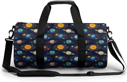 Overnight Weekender Travel Bag Planet Gym Sports Travel Workout Bag Basketball Football Weekender Bags