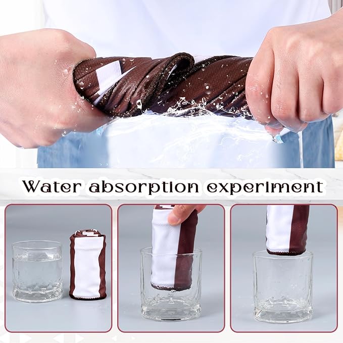 YLOLUL 4 Pcs Football Towels Soccer Chilly Towel for Neck and Face 40"x12" Cooling Ice Towel with Bags for Baseball Basketball Sport Team Gift Party Favors