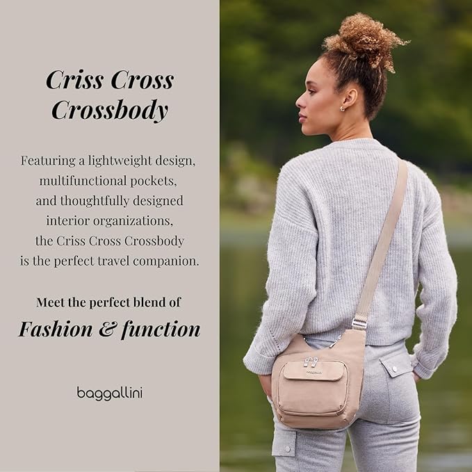 Baggallini Women Criss Cross Crossbody Bag