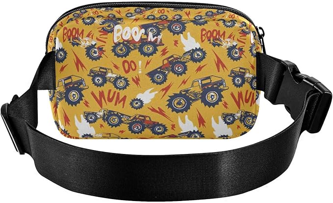 Funny Trunk Car Fanny Pack for Women Men Water Resistant Fashion Waist Packs with Adjustable Strap Belt Bag for Travel Workout Jogging Hiking 21219361