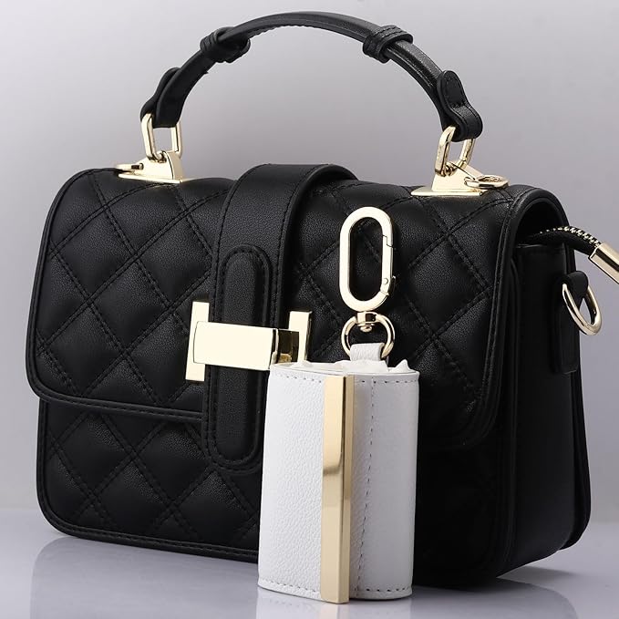 Foldable Tote Bag Keychain - Large Capacity Portable Shopping Bag Keyring - Reusable Groceries Bag for Daily Use