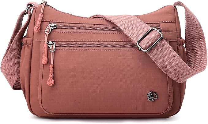 Casual Crossbody Bag with Anti Theft Pocket - Women Lightweight Water-Resistant Purse Bag