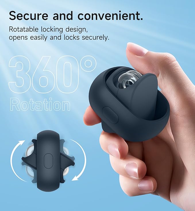 SURITCH Case for Loop Earplugs, Portable Storage Container for Earplugs & Accessories, Blue