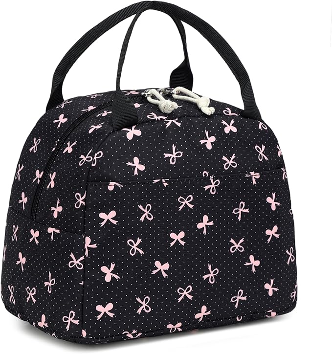 LEDAOU Lunch Box for Women Insulated Lunch Bag Cute Lunchbox Compact Cooler Thermal Reusable Lunch Tote for Work School Picnic Travel
