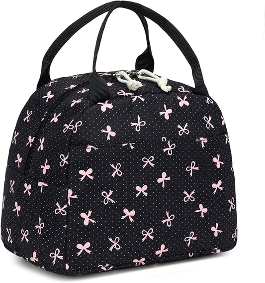 LEDAOU Lunch Box for Women Insulated Lunch Bag Cute Lunchbox Compact Cooler Thermal Reusable Lunch Tote for Work School Picnic Travel