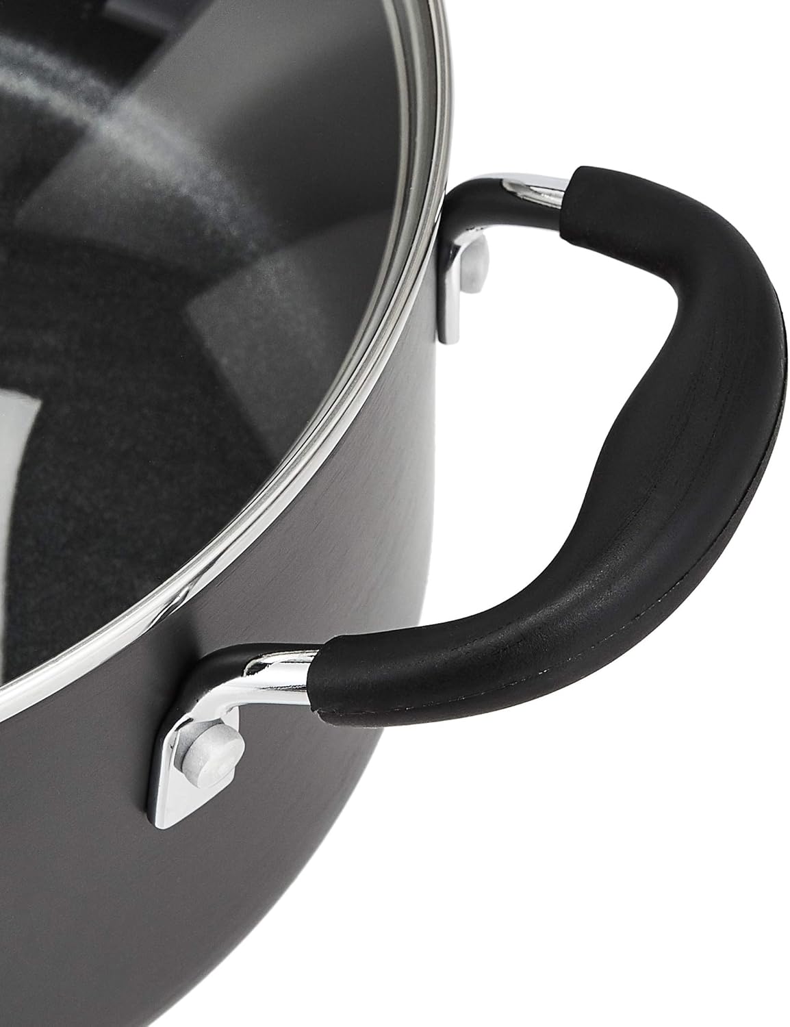 Amazon Basics Hard Anodized Non-Stick 12-Piece Cookware Set, Black - Pots, Pans and Utensils