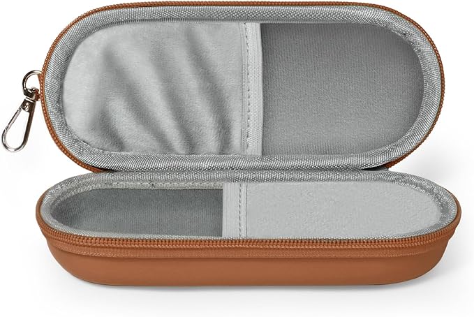 Double Eyeglasses Case, Dual Glasses Sunglasses Organizer with Zipper Closure, Eyewear Storage Box for Men Women Travel