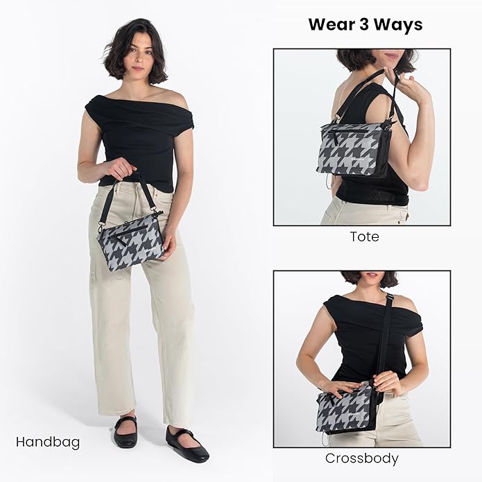 Sherpani Mei, Small Anti Theft Crossbody Purse, Lightweight Cross Body Bag, Handbags, Fashion Trio Bag, Travel Gift