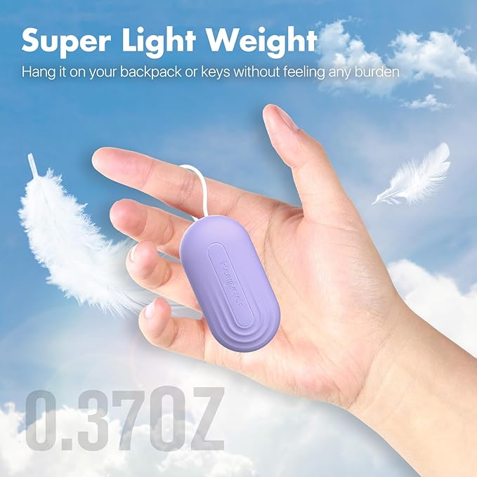 Hearprotek Earplug Cases, Portable Earplug Holder, Mini Storage Case Earbud Plug Organizer Ear Plug Case Durable Small Carrying Case for Travel, Business Trip (Purple)