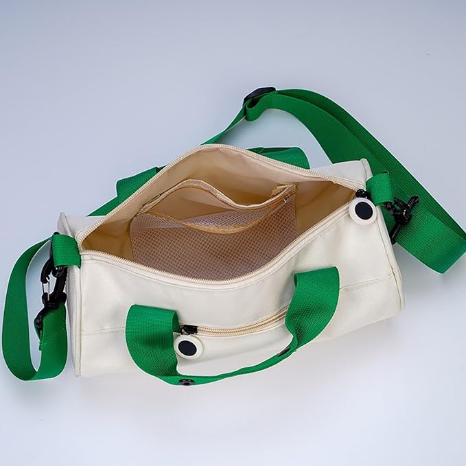 Small Gym Bags Crossbody Tote Workout Travel Duffle Bags For Daily Outdoor Exercise Cycling Swimming Dance Sport (Blue, M)