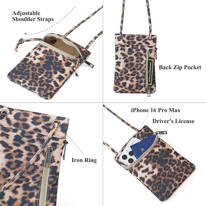 Small Crossbody Women Cell Phone Purse Wallet Bag With Shoulder Strap