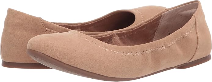 Amazon Essentials Women's Belice Comfortable Slip-On Ballet Flats Shoes