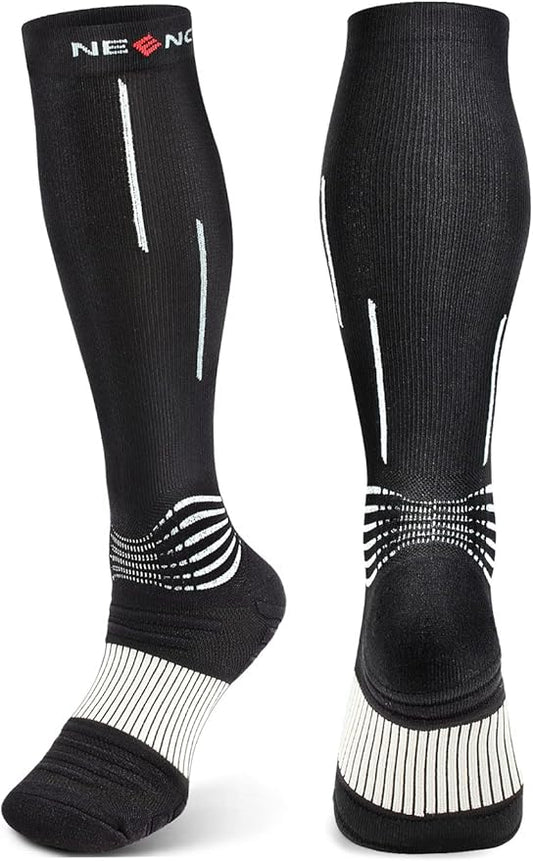 NEENCA Compression Socks, Medical Athletic Calf Socks for Injury Recovery & Pain Relief, Sports Protection—1 Pair, 20-30 mmhg