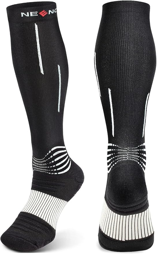 NEENCA Compression Socks, Medical Athletic Calf Socks for Injury Recovery & Pain Relief, Sports Protection—1 Pair, 20-30 mmhg