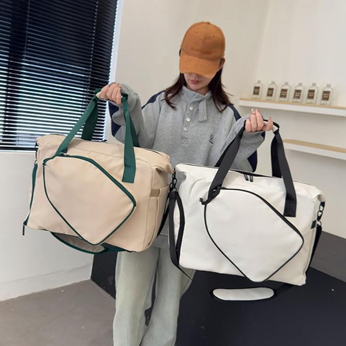Functional Gym Duffle Bag Features Wet Dry Compartment and Separate Shoe Pocket Ergonomic Design Separate Wet/Dry