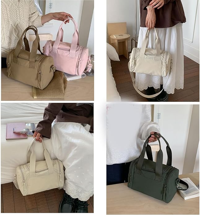 Stylish Convertible Shoulder Bag, Spacious Interior Wear for Daily Commute Outdoor Activities Ergonomic Gym Bag