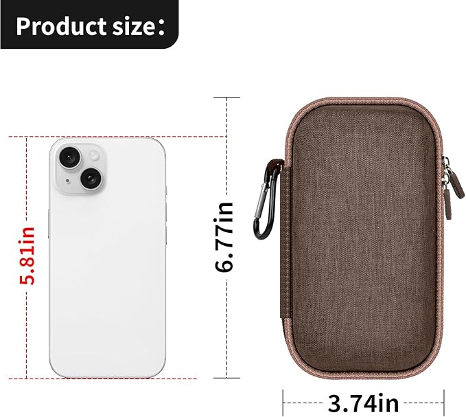 Travel Sunglass Organizer Case for Quay Polarized Sunglasses Men Women, Trendy Glasses Storage Box (Bag Only)