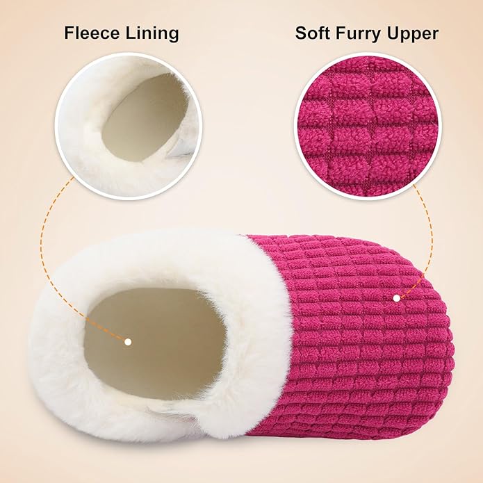 Centipede Demon Toddler Slippers for Boys Girls Slip on Kids Baby Toddlers House Shoes Lightweight Barefoot Furry Sock Shoes Indoor Outdoor Warm Walking Shoes