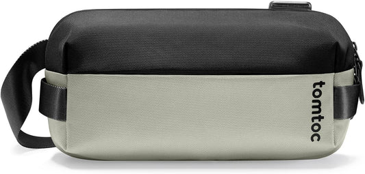 tomtoc Compact EDC Sling Bag, Minimalist Chest Shoulder Backpack Crossbody Bag for Men Women, Lightweight Carry Casual Bag