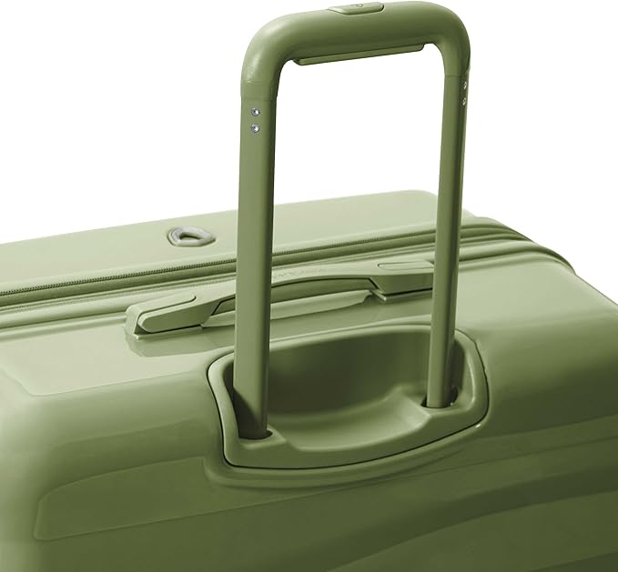 Traveler's Choice Edinburgh II Hardside Spinner Luggage, TSA Lock, Green, 25" Medium