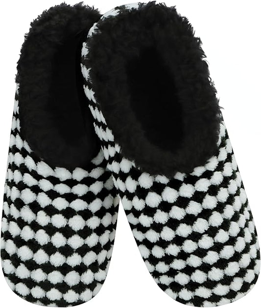 Snoozies Slipper Socks for Women Indoor, Cozy Sherpa-Lined Womens Slippers Non-Skid, Ladies Gifts