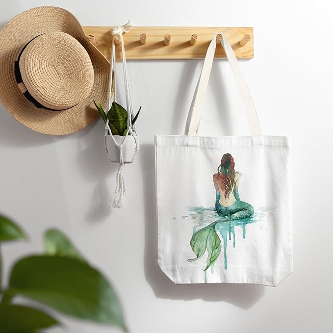 FBB Ocaen Beachy Ocean Sea Fish Reusable Grocery Shopping Bag