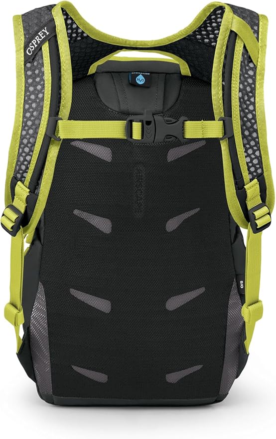 Osprey Daylite Jr. Kids' Commuter Backpack, Black/Lemongrass