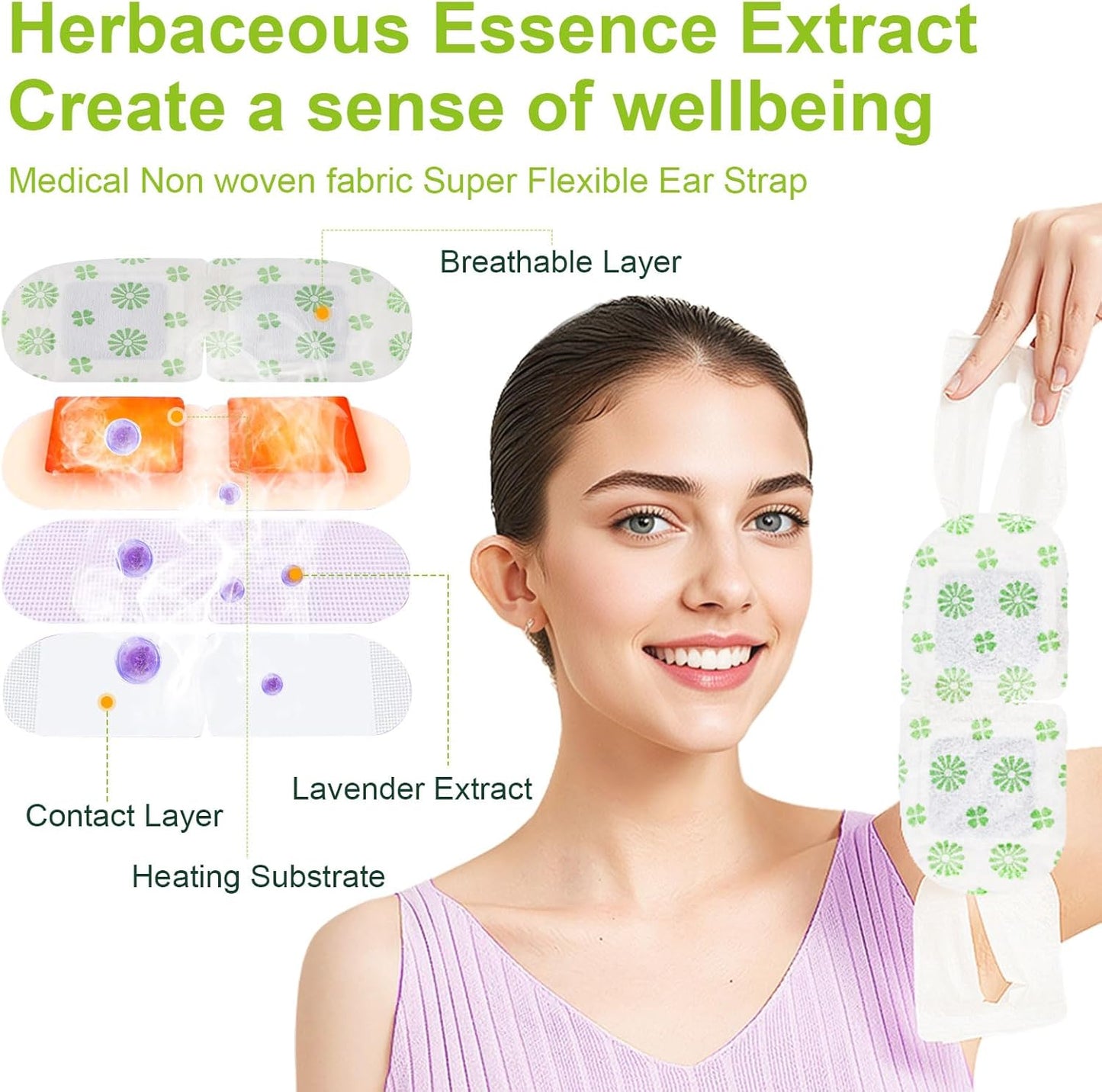 10 Packs Steam Eye Mask, Wormwood Steam Eye Masks Disposable, Self-Heating Relief Heated Eye Mask for Fatigue, Perfect for Home, Sleep, Spa & Travel