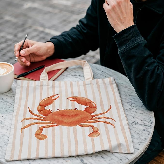 FBB Ocaen Beachy Ocean Sea Fish Reusable Grocery Shopping Bag